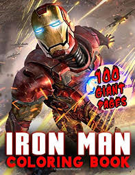 Iron man coloring, iron man games. Iron Man Coloring Book Great Coloring Book For Kids And Fans Giant 100 Pages With High Quality Images Mark Wayne 9798648449459 Amazon Com Books