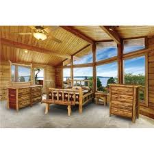 Shop from the world's largest selection and best deals for cedar bedroom home furniture. Rustic Red Cedar Log Double Side Rail 5 Piece Bedroom Set