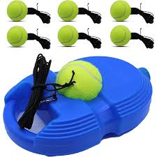 Amazon.com : flybomb Portable Tennis Trainer 2.05LB Weight Heavy Iron Base  Tennis Training Tool Exercise Tenis Ball Sports Self-Study,3 Replacement  Rebound Balls+Wristband+Overgrip+Ring+Damper : Sports & Outdoors