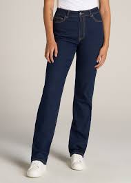 Harper High Rise Straight Stretch Tall Women's Jeans | American Tall