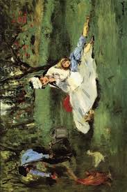 In 1874 the two families had moved close to one another, manet at the family house in gennevilliers and monet in argeteuil. The Monet Family In Their Garden At Argenteuil By Edouard Manet 1874 Journal Ted E Bear Press Amazon In Books