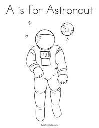 A Is For Astronaut Coloring Page Space Coloring Pages Online Coloring Pages Learning Letters