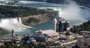 Will we watch a movie in the courtyard or the fireworks over the falls. Niagara Falls Attractions Skyline Hotel Waterpark