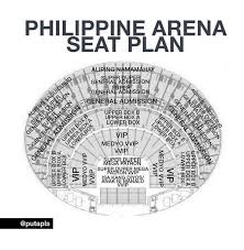 Philippines Arena Seat Plan Chos Philippines