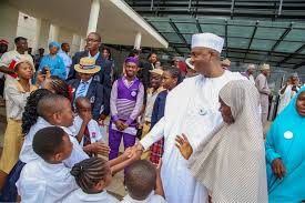 Olubukola abubakar saraki was born on 19 december 1962 in london to his mother florence morenike saraki and his father olusola saraki, who was a senator in the second nigerian republic.bukola saraki is married to toyin saraki (née ojora), they have four children together. Every Year Children S Day Is An Abubakar Bukola Saraki Facebook
