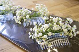 Gypsophila Hair Comb Google Search Wedding Hair Flowers Gypsophila Wedding Flowers In Hair