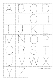 Lettres En Pointille Pour La Classe Lettres En Maternelle Maternelle Feuilles De Calcul Pour Prescolaires Imprimables