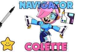🥇 rysunki colette z brawl stars kolorowanki.sezon 3 brawl stars rozpocznie się we wrześniu 2020 roku w starr park wraz z nowym brawler: How To Draw Navigator Colette Brawl Stars New Skin Step By Step Youtube