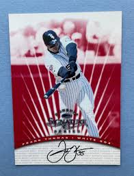 1997 Donruss Signature Series Frank Thomas Sample Chicago White Sox