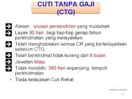 Maka anda dapat memberikan kuasa kepada orang lain untuk mengambil gaji dengan menggunakan surat kuasa pengambilan gaji. Kemudahan Cuti 1 Ringkasan Pemakaian Tafsiran Kuasa Melulus
