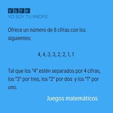 Centro de recursos, ejercicios, tablas, juegos para imprimir en español. 5 Retos Matematicos Para Despertar La Mente En Familia Yo Soy Tu Profe