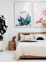 Feng shui's command position calls for a bed to be diagonal from the door. 20 Bedroom Art Ideas Magzhouse