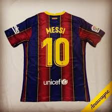 Do you want to know, how we make print on barcelona jerseys? Large Messi Barcelona Home Kit 20 21 Football Soccer Jersey Rakuten Premium Top Quality Sports Athletic Sports Clothing On Carousell