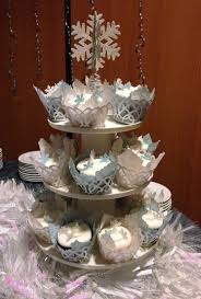 I made everything including invitations, table centerpieces, personalized party favor ornaments Sweet 16 Winter Wonderland Cakecentral Com