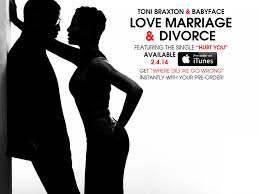 Love, marriage & divorce is a collaborative studio album by american recording artists toni braxton and babyface, released on february 4, 2014, by motown records. Toni Braxton Babyface New Album Love Marriage Divorce Available For Pre Order Now Toni Braxton Toni Braxton Babyface Toni Braxton And Babyface