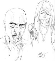 I've been playing around with nouns and verbs for a while now. Tupac And Aaliyah By Blondebomba On Deviantart