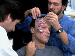 Arnold Schwarzenegger Terminator Life Mask T2 Stage 4 Battle Damage  Endoskull