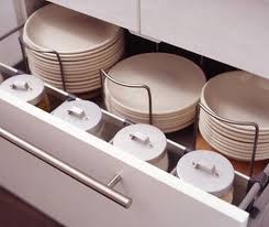 Stack Plates Using Adjustable Dividers To Organize Your Cupboard Or Drawer Into A Lean One De Kitchen Drawer Organization Kitchen Drawers Kitchen Organization