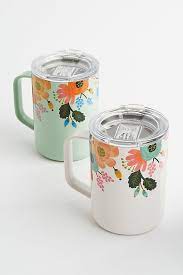Lively floral blush stemless wine cup. Rifle Paper Co X Corkcicle Rifle Paper Co X Corkcicle Coffee Mug