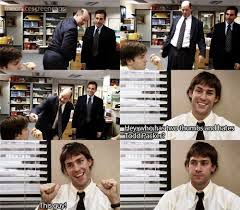 Who Has Two Thumbs And Hates Todd Packer The Office Show Office Jokes The Office