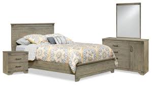 If you are using mobile phone, you could. Gramado 6 Piece Queen Bedroom Set Weathered Oak Leon S
