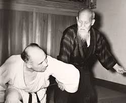 Ueshiba Nocquet Link Http Members Aikidojournal Com Wp Content Uploads 2012 10 Morihei Ueshiba Andre Nocquet Jpg Aikido Martial Arts Martial