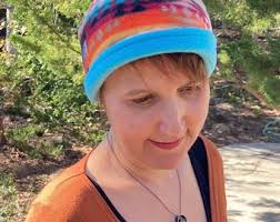 Fleece Toque Hat for Adults, Southwestern Aztec Print Poly Fleece, Unisex  Adult