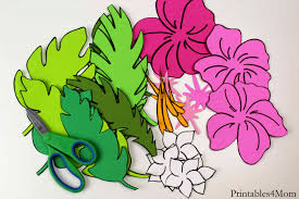 Print flower coloring pages for free and color our flower coloring! Tropical Flower Crafts And Coloring Pages Printables 4 Mom