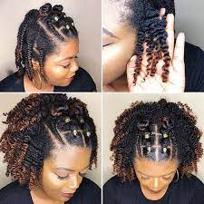 Its perfect for 4c hair! 40 Easy Rubber Band Hairstyles On Natural Hair Worth Trying Coils And Glory