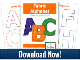 Free printable extra large letter stencils. Make Your Own Fabric Alphabet Free Template