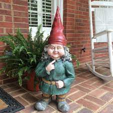 It's the ideal piece for anyone with a dark sense of humor. Homestyles Giant Zelda The Classic Old World Female Garden Gnome Outdoor Statue 32 H Walmart Com Walmart Com