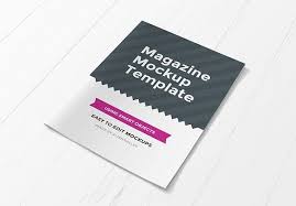 Magazine Cover Mockup Magazine Cover Template Mockup Psd Psd Mockup Template