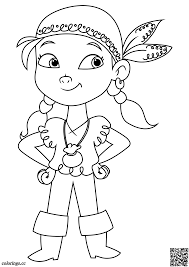 You could also print the picture using the print button above the image. Izzy Coloring Pages Jake And The Neverland Pirates Coloring Pages Colorings Cc