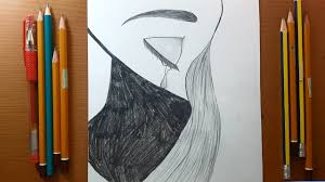 Difficili disegni di natale a matita. Disegni Di Facile Come Disegno Ragazza Triste Mascherata Facile Disegno Di Donna Che Piange Youtube