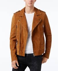 Guess Men S Heavy Suede Biker Jacket Suede Biker Jacket Suede Biker Guess Men