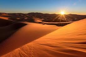 Paquetes de vacaciones en erg chebbi. Sunrise In Sahara Desert Morocco Desert Tour Desert Travel Morocco Tours