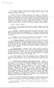 Jnne 27, 1986 The Board of Regents of Washington State University met,  pursuant to call, in Open Meeting at 8:15 a.m.