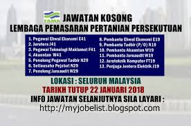 Lembaga pemasaran pertanian persekutuan (fama) pahang berusaha membantu seorang pekebun rock melon (tembikai wangi) dengan membeli empat tan hasil dijangka keluar minggu depan. Jawatan Kosong Di Lembaga Pemasaran Pertanian Persekutuan Fama 22 Januari 2018 Jawatan Kosong Kerajaan Terkini Di Lembaga Pemasaran Pertanian Boarding Pass