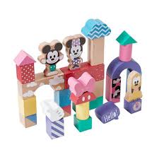 Disney Wooden Toys Mickey Friends Wooden Block Set Mickey And Friends Wooden Toys Disney Toys