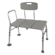 Drive Plastic Transfer Bench With Adjustable Backrest 12011kd 1 Transfer Bench Shower Chair Bench