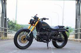 Dijual yamaha scorpio modif street scrambler bandung lapak mobil dan motor bekas cafe racer bikes. Yamaha Scorpio Mau Seperti Sportster Insan Motor Jawab Lewat Modifikasi Ini Gridoto Com