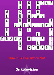 We did not find results for: On Television Bonus Puzzle Get Answers For One Clue Crossword Now
