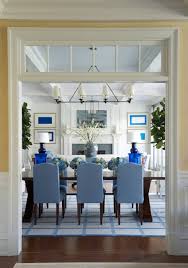 This gorgeous dining table set is reminiscent of timeless missionary style and adds a classy, contemporary touch to any kitchen area or dining room. Blue And Yellow Dining Room Ideas Photos Houzz