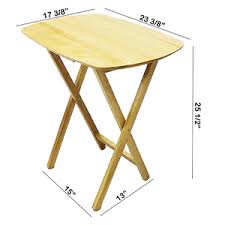 4.4 out of 5 stars, based on 133 reviews 133 ratings current price $78.82 $ 78. Amazon Com Ehemco Oversized Hardwood Folding Tv Tray Table Natural Furniture Decor
