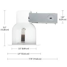 Globe Electric 4 In White Indoor Outdoor Recessed Lighting Kit 90670 Walmart Com Walmart Com