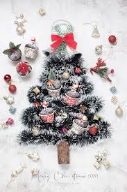 酸种 弃种 巧克力小蛋糕sourdough discard chocolate cupcakes 爱 厨房的幸福之味 christmas food merry christmas wreaths