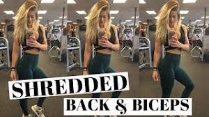 You can incorporate all of the following workouts into your gym session. Shredded Back And Bicep Workout For Women Youtube