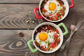 Healthy Baked Eggs Recipe Healthy Breakfast Recipes Healthy Baking Recipes