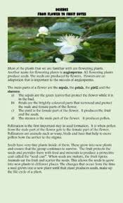 How pollination works fill in the blanks. Parts Of A Flower Worksheets And Online Exercises