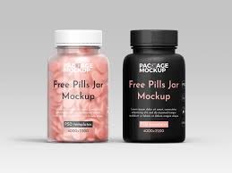 Download 3 Free Transparent Pill Jar Plastic Bottle Mockup Package Mockups